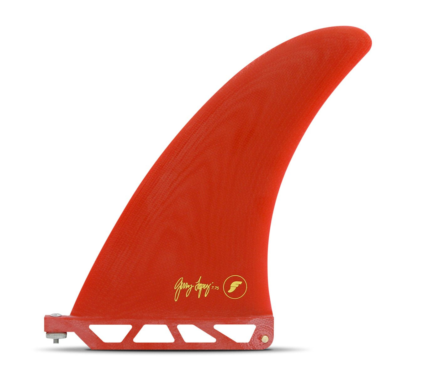 FUTURES GERRY LOPEZ 7.75 FIBREGLASS SINGLE FIN - RED