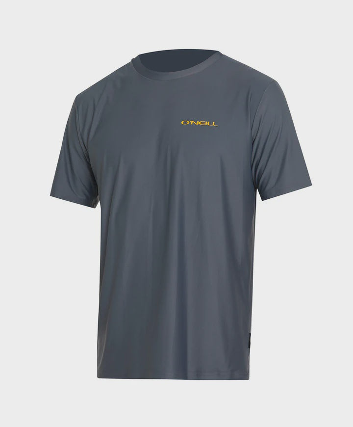 ONEILL VIBRATIONS SS UV RASH TEE - GUNMETAL