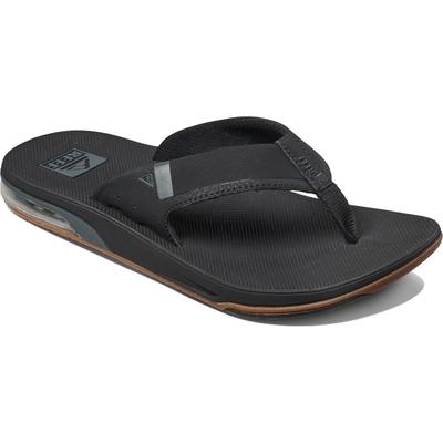 REEF FANNING LOW THONGS - BLACK FOSSIL FLECK CI2974