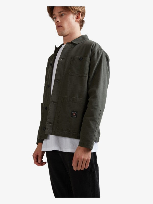MENS CRAWL WORKWEAR JACKET - GREEN - SALE/CLEARANCE