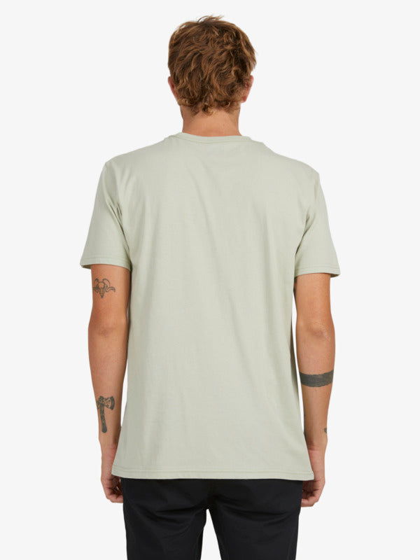 QUIKSILVER OMNI CHECK SS MENS TEE - DESERT SAGE