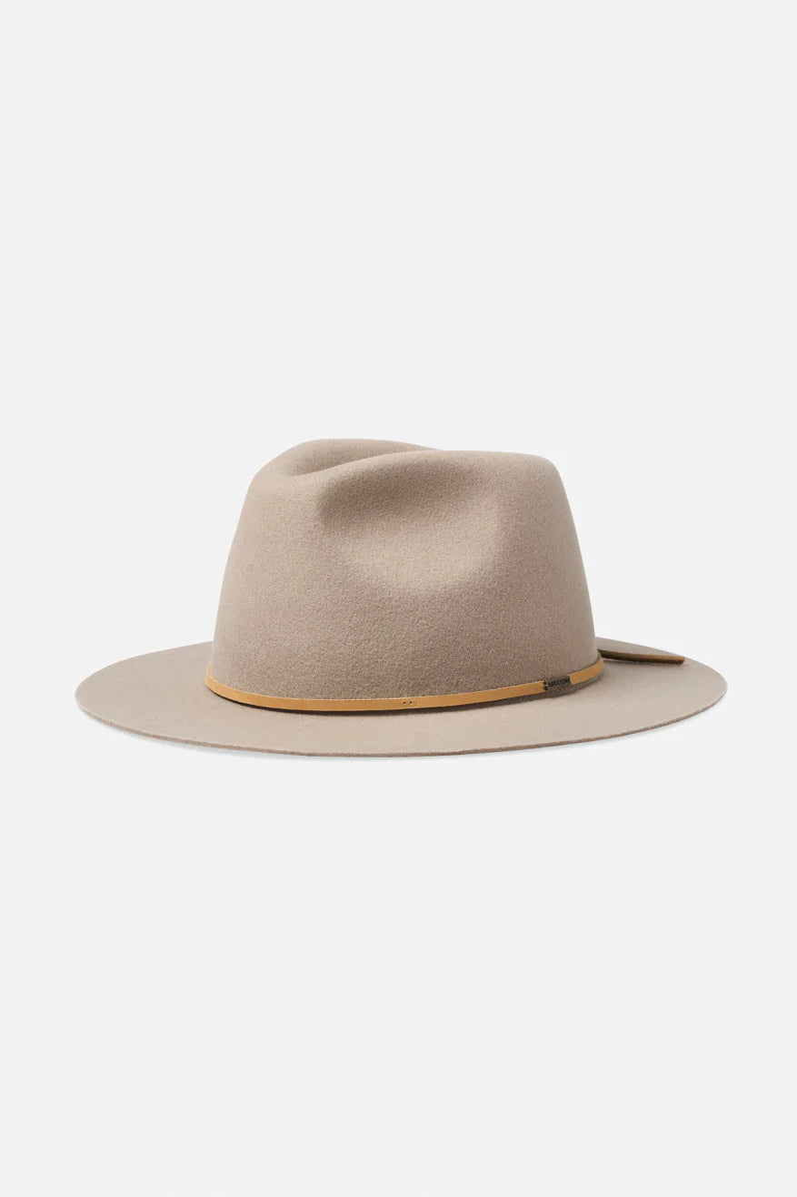 BRIXTON WESLEY FEDORA - SAFARI