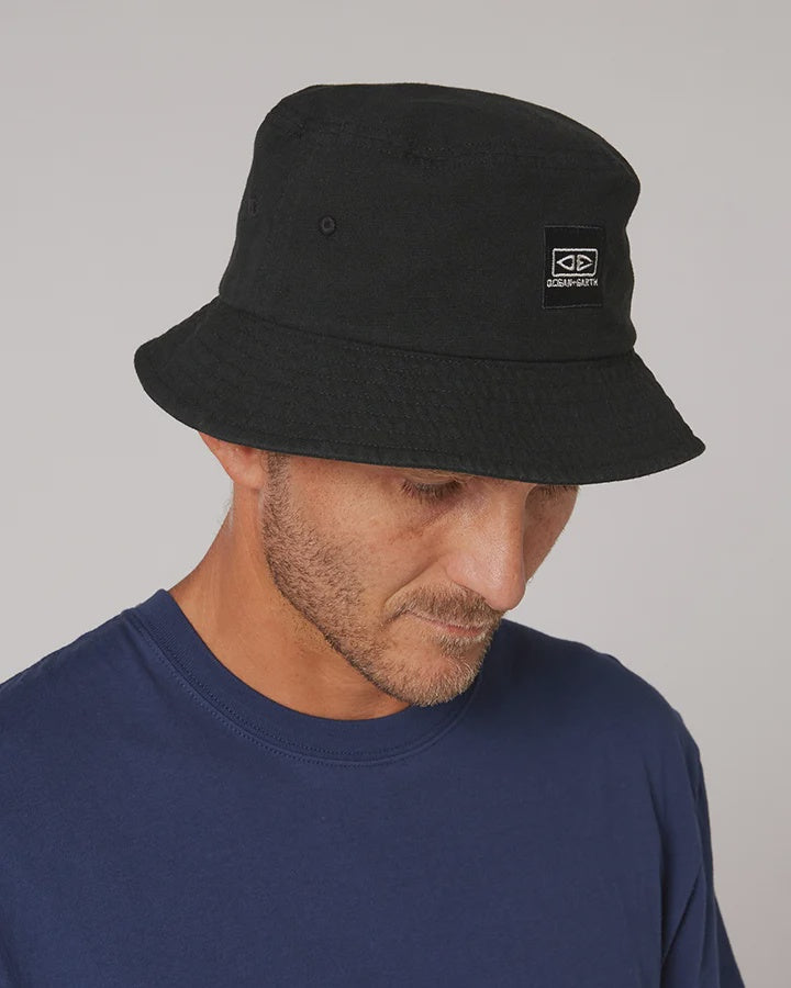 MENS CORP BUCKET HAT - BLACK