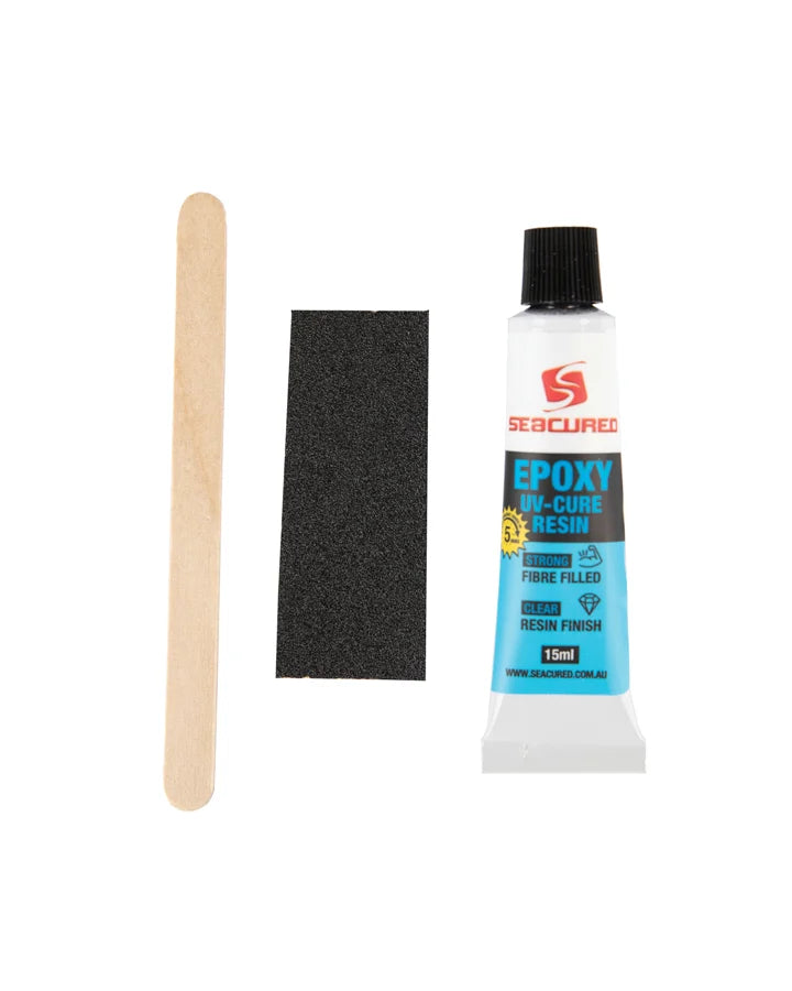 SEACURED EPOXY UV RESIN REPAIR KIT - TRANSPARENT