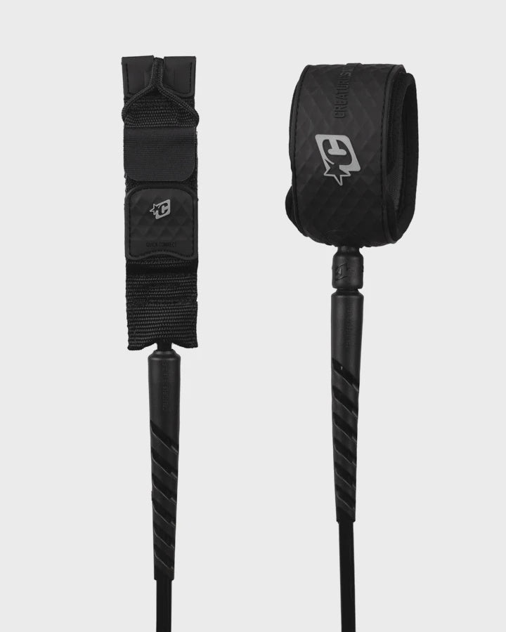CREATURES NEW HEAVY DUTY 9FT SURF LEASH - WIDE CUFF