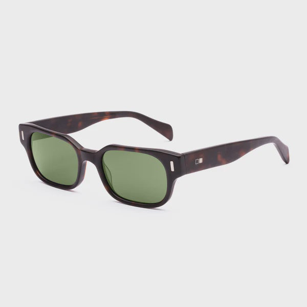 OTIS UNTITLED SUNGLASSES - ECO MATTE HINTON TORT GREEN