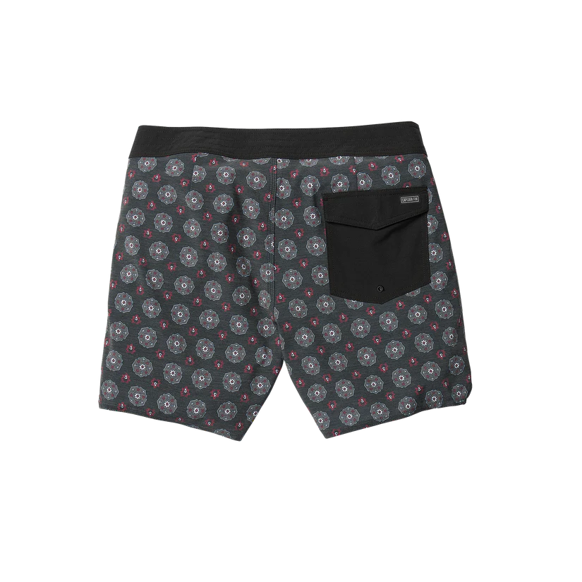 CAPTAIN FIN CAPT VOYAGER PAISLEY TRUNKS - BLACK