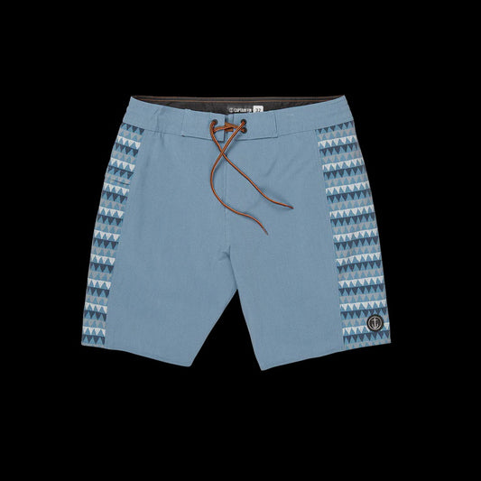 CAPTAIN KEYHOLE TRIBES BOARDSHORTS - BLUE