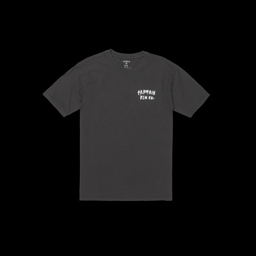 CAPTAIN FIN OZZY FLAMER TEE - BLACK