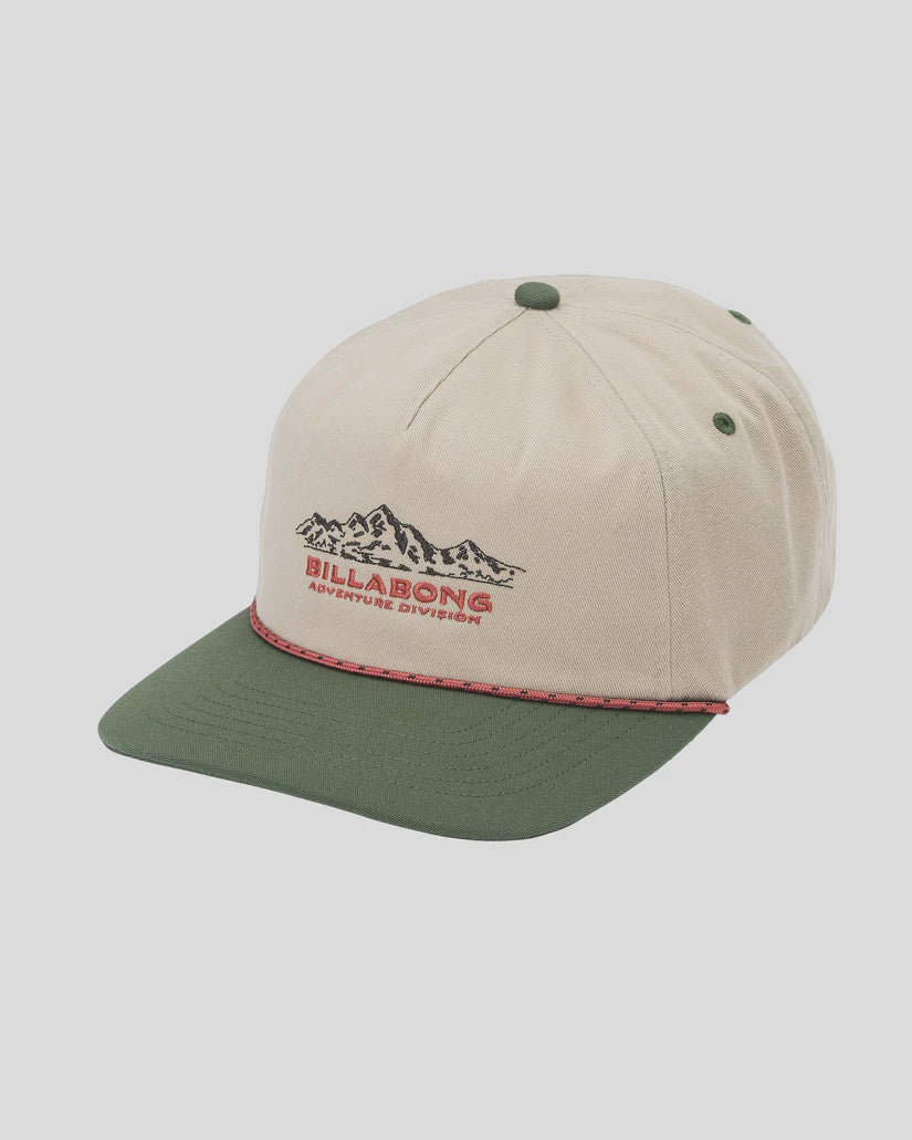 BILLABONG MENS ADIV STRAPBACK CAP - SPRUCE GREEN