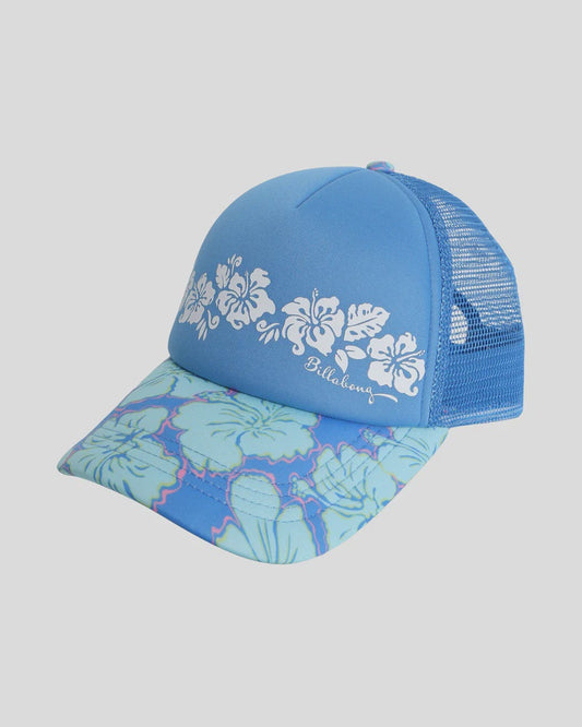 BILLABONG HAPPY HIBISCUS TRUCKER - TIDAL BLUE
