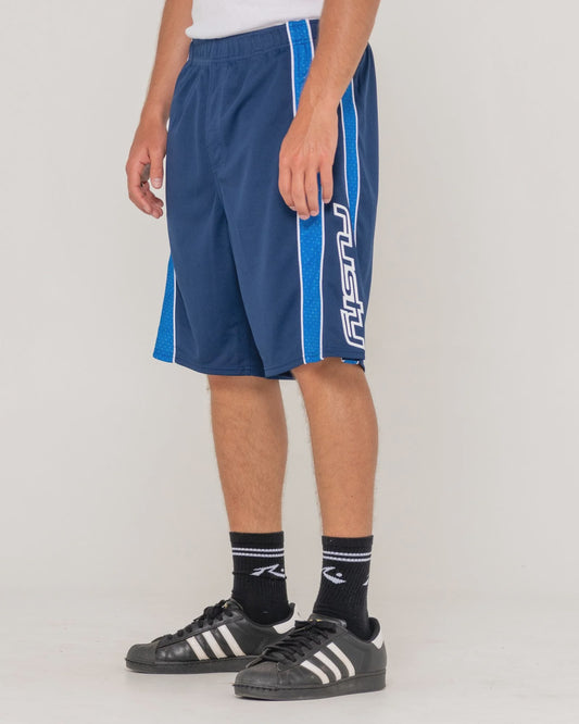 CYBERNATE SPORTS MESH SHORT 23" - NAVY Last ones sale$45