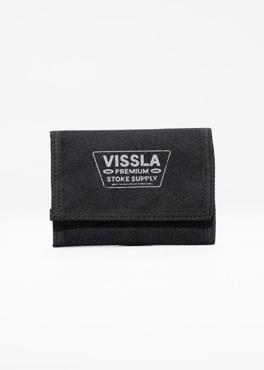 VISSLA STOKE SUPPLY WALLET - BLACK