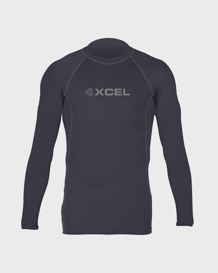 XCEL PREMIUM STRETCH L/S PERFORMANCE FIT RASHIE - BLACK