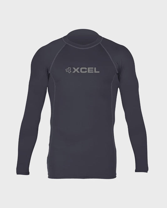 XCEL PREMIUM STRETCH L/S PERFORMANCE FIT RASHIE - BLACK