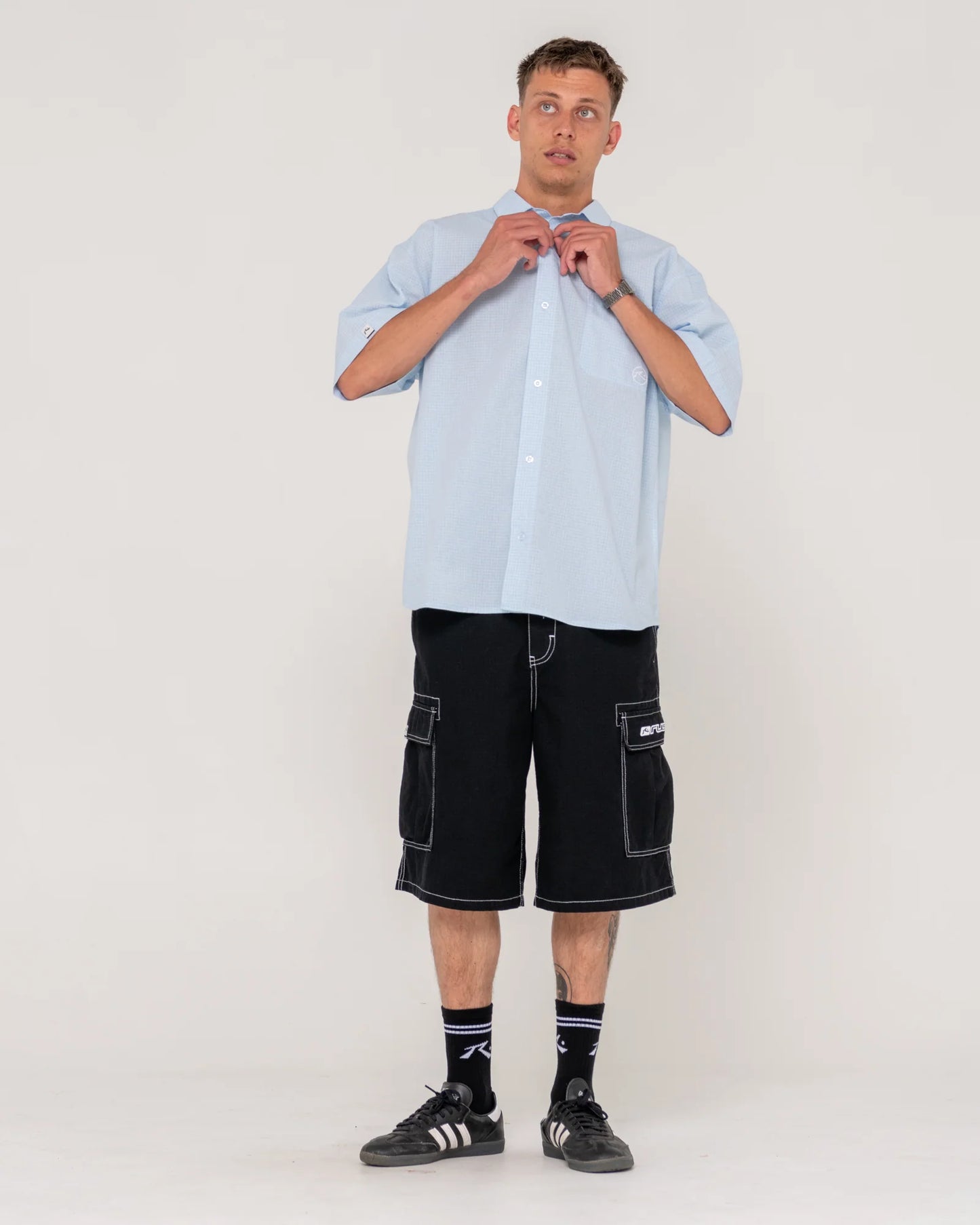 COMMANDO RIPPA CARGO SHORT 23" - BLACK