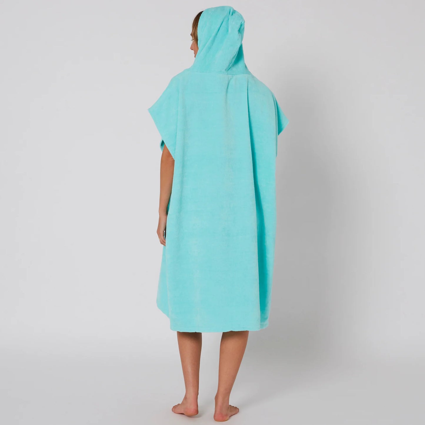 OCEAN & EARTH LADIES HOODED PONCHO - MIXED COLOURS