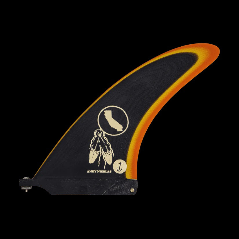 CAPTAIN FIN ANDY NIEBLAS 7.5" SINGLE FIN - BLACK