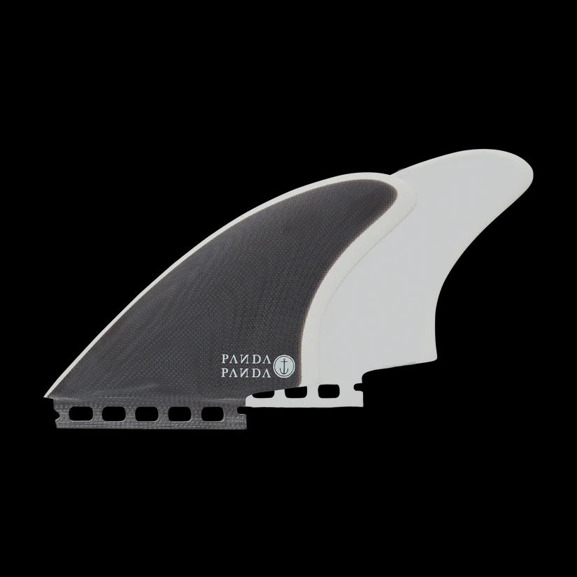 CAPTAIN FIN PANDA KEEL TWIN FIN - BLACK/WHITE