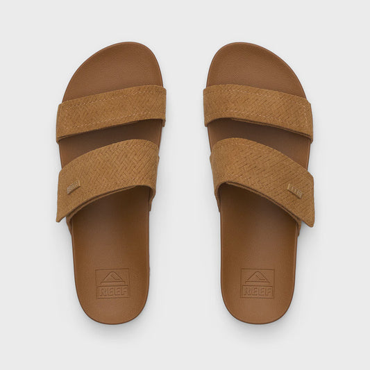 REEF WOMENS VELCRO VISTA SANDALS - TOBACCO