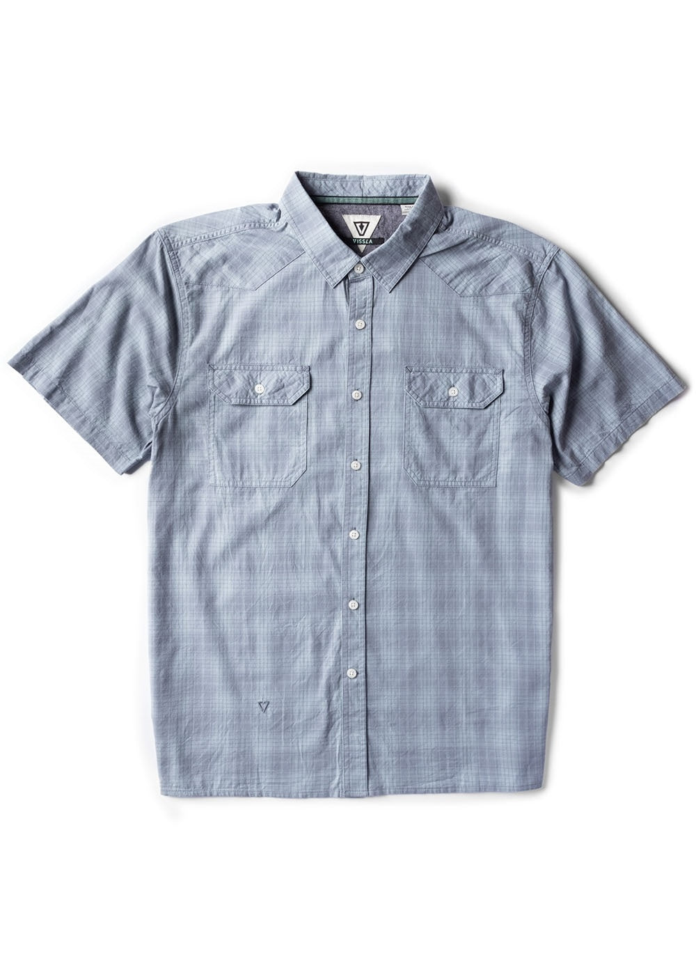 VISSLA OLLIE ECO SS SHIRT - SLATE