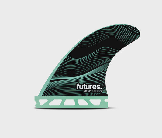 FUTURES F4 SMALL HC THRUSTER SET - GREEN / BLACK