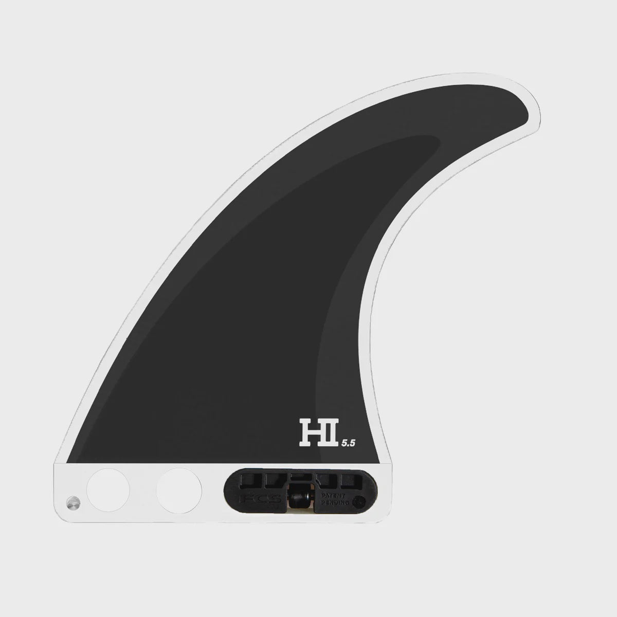 FCS II HARLEY LONGBOARD TRI FIN SET - BLACK/WHITE