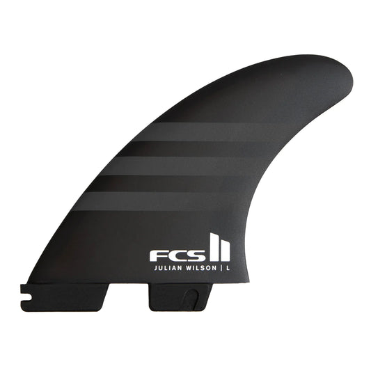 FCS II JULIAN WILSON AIR CORE TRI FINS - BLACK