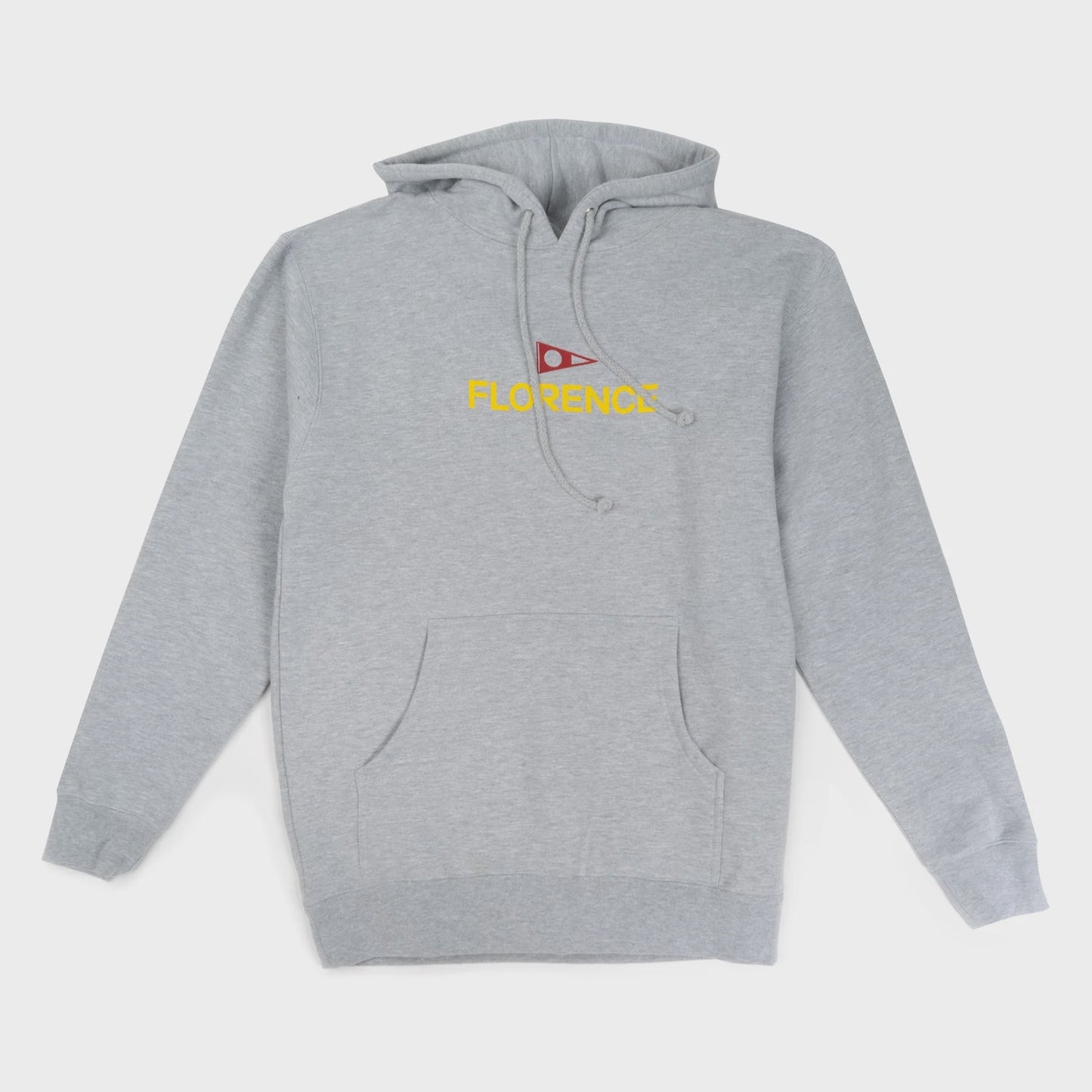 FLORENCE MENS LOGO HOODIE - GREY