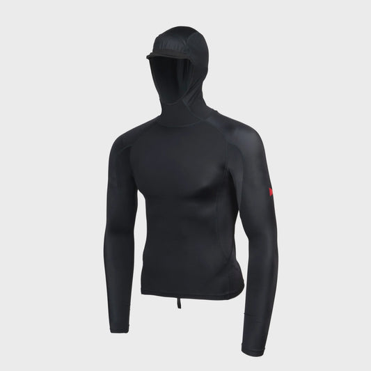 FLORENCE STANDARD ISSUE LS HOODED RASHGUARD - BLACK