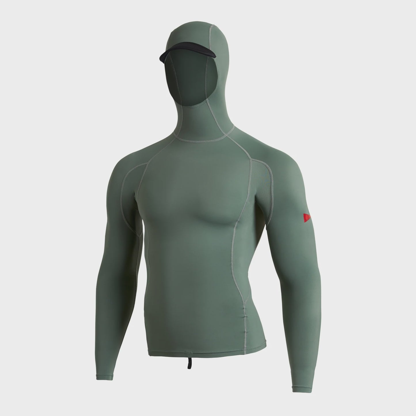 FLORENCE LONG SLEEVE HOODED RASHGUARD - DARK SAGE-FMSS00013