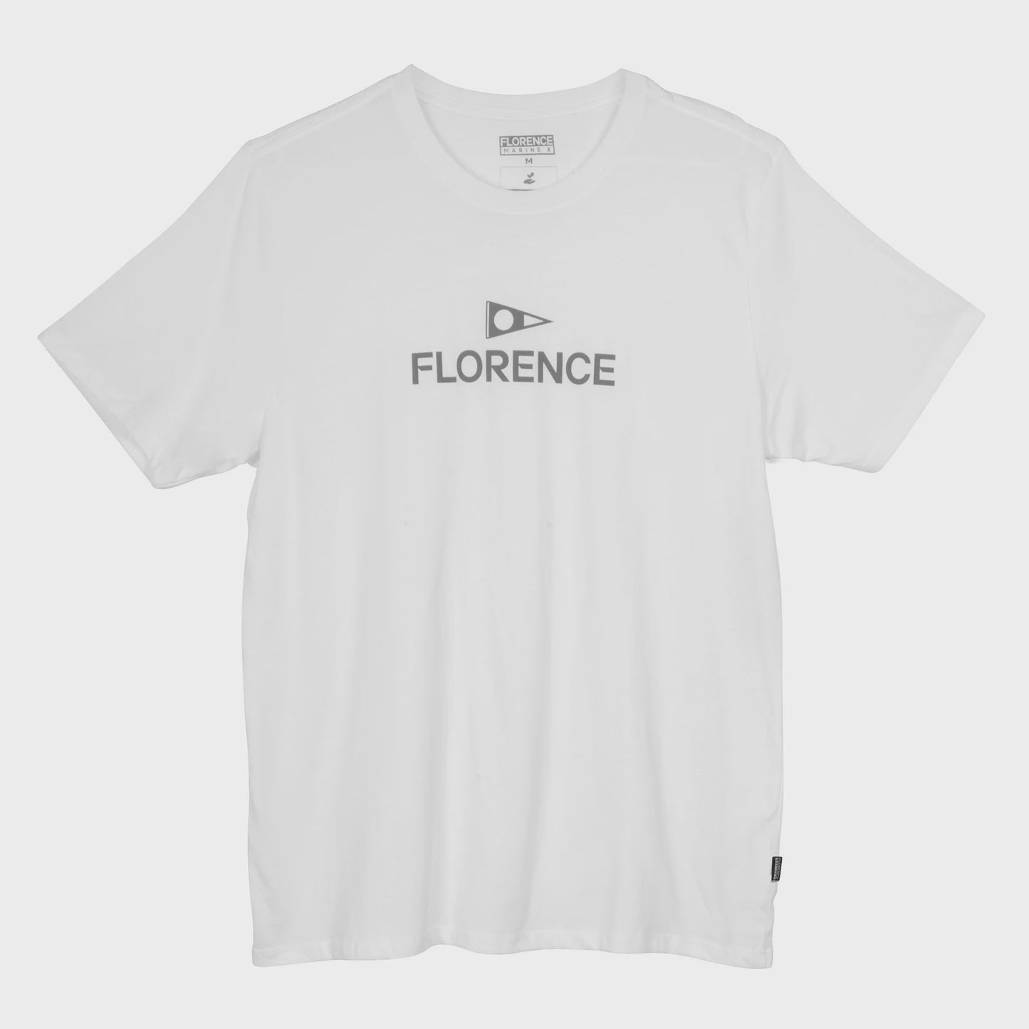 FLORENCE MENS LOGO T-SHIRT - WHITE