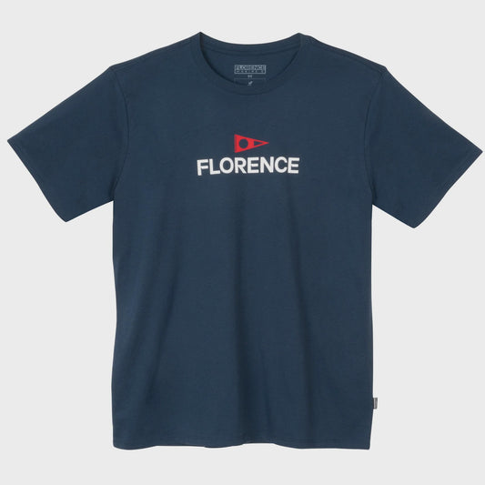 FLORENCE MENS LOGO T-SHIRT - NAVY