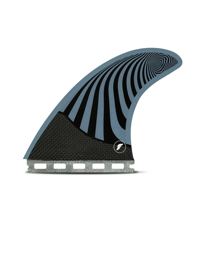 FUTURES PYZEL LARGE THRUSTER FINS - BLUE/YELLOW