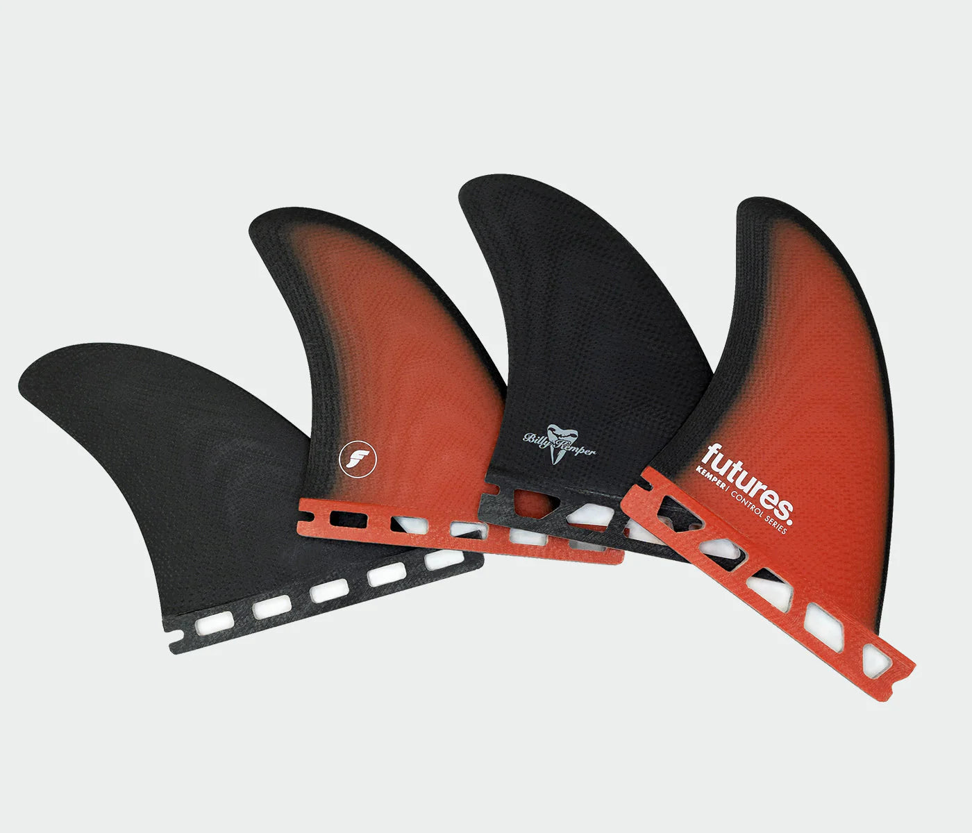 FUTURES BILLY KEMPER BIG WAVE QUAD FINS - NEW