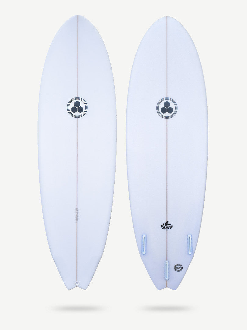 CHANNEL ISLANDS G-SKATE SURFBOARD - CLEAR GLASS