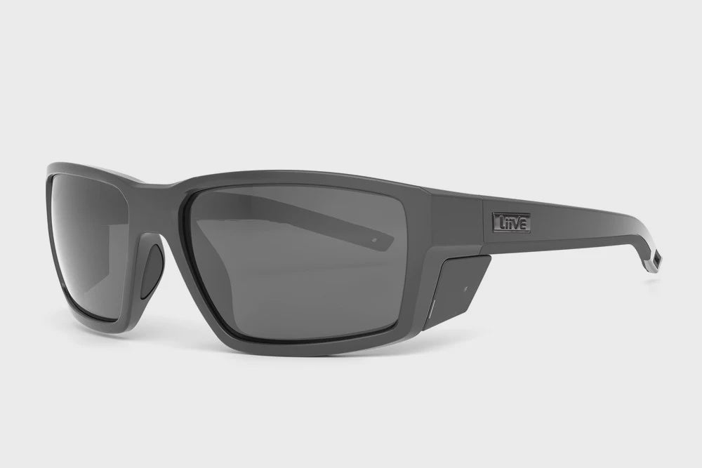 LIIVE MENS JOE BLOW SUNGLASSES - MATT BLACK - POLARISED