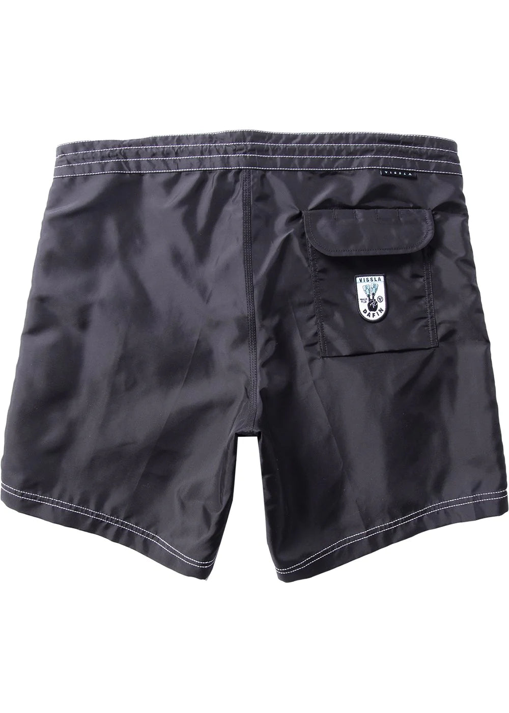 VISSLA DA-FIN WHOMPER 16.5 BOARDSHORTS - BLACK