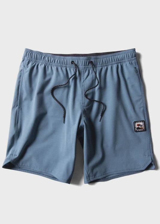 VISSLA SOLID SETS 17.5 ECOLASTIC - TIDAL BLUE