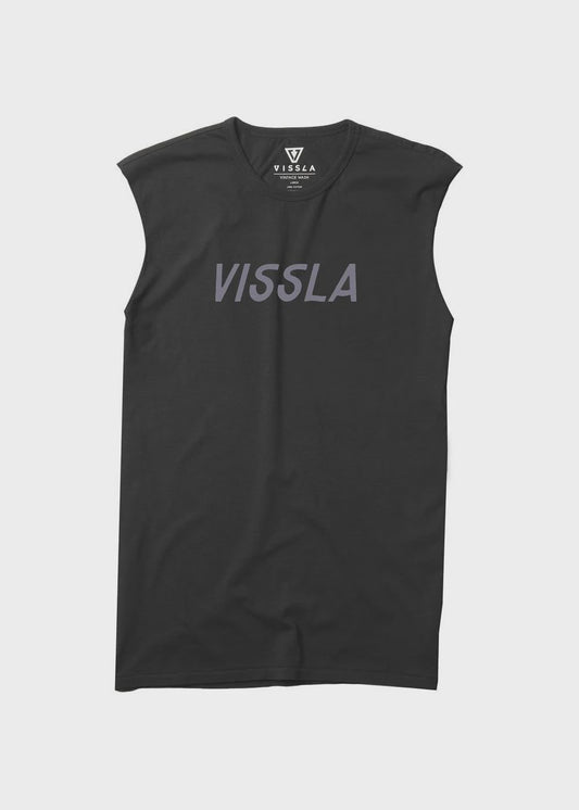 VISSLA SYMBOL 5 ORGANIC BLEND SLEEVELESS - PHANTOM