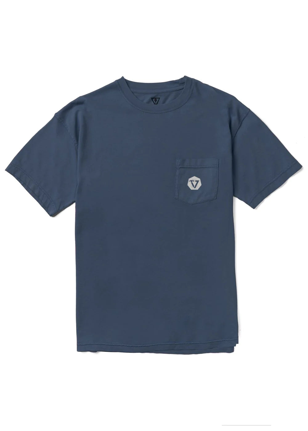 VISSLA PIPE SOLUTIONS SS ORGANIC TEE - NAVY