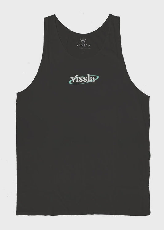 VISSLA ORBIT ORGANIC BLEND TANKER - BLACK