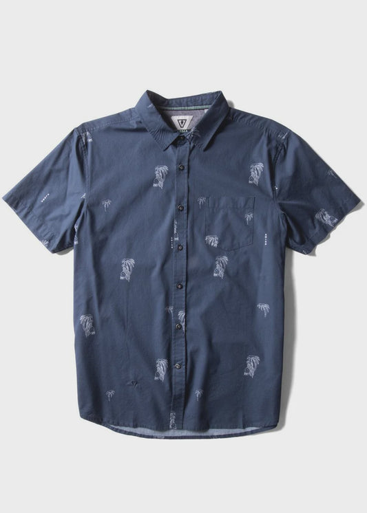 VISSLA PARRODISE ECO SS SHIRT - DARK NAVAL