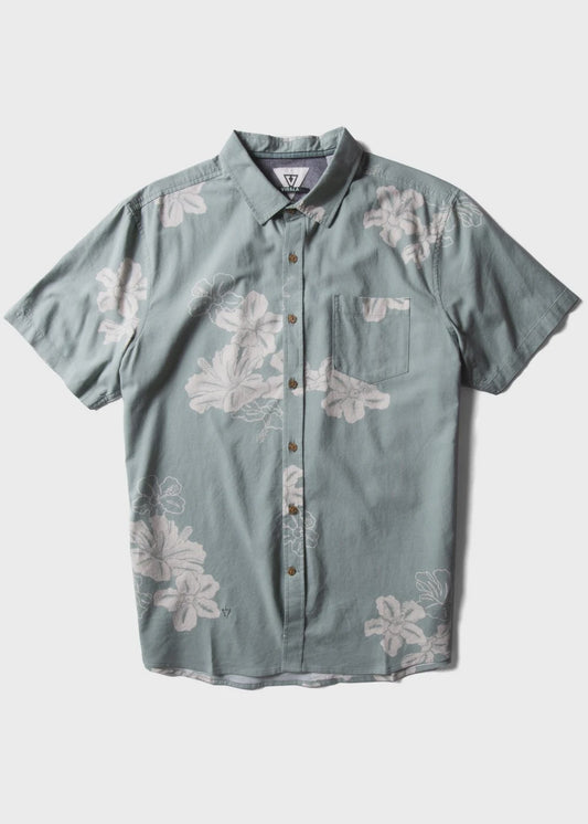 VISSLA BYEBISCUS ECO SS SHIRT - LIGHT SAGE