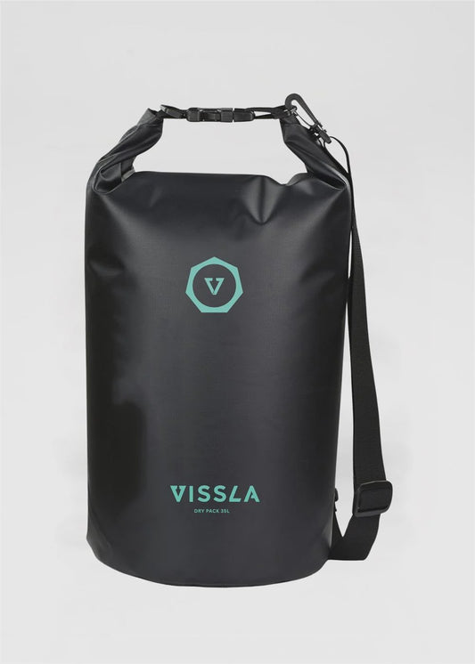 VISSLA ROUGH SEA 35L DRY BAG - BLACK