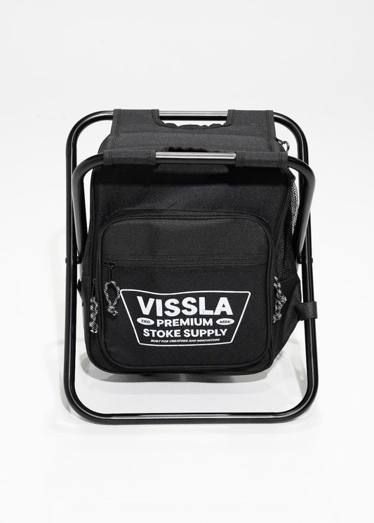 VISSLA STOKE SUPPLY 3-1 BACK PACKCHAIR COOLER BAG - BLACK
