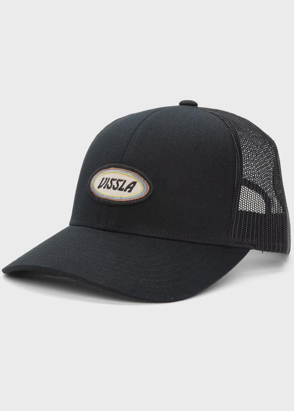 VISSLA TRIP OUT TRUCKER HAT - BLACK