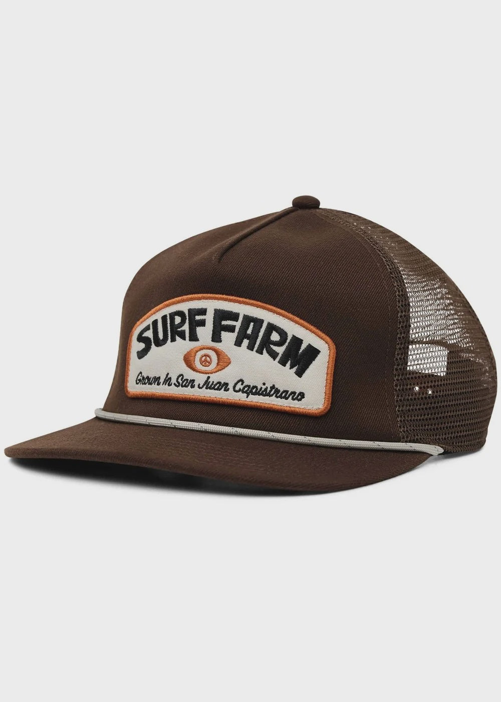 VISSLA TEC SURF FARM TRUCKET HAT - DARK EARTH
