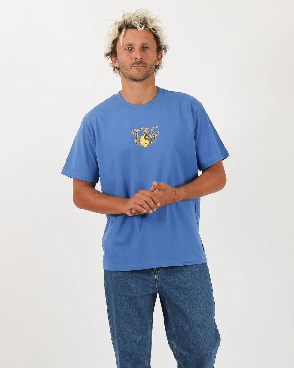 T&C MAJESTIC MENS TEE - PACIFIC BLUE