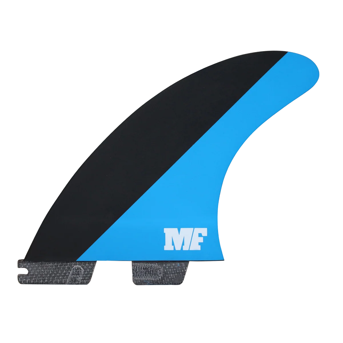 FCS II MF MICK FANNING PC TRI FIN SET - BLACK/BLUE